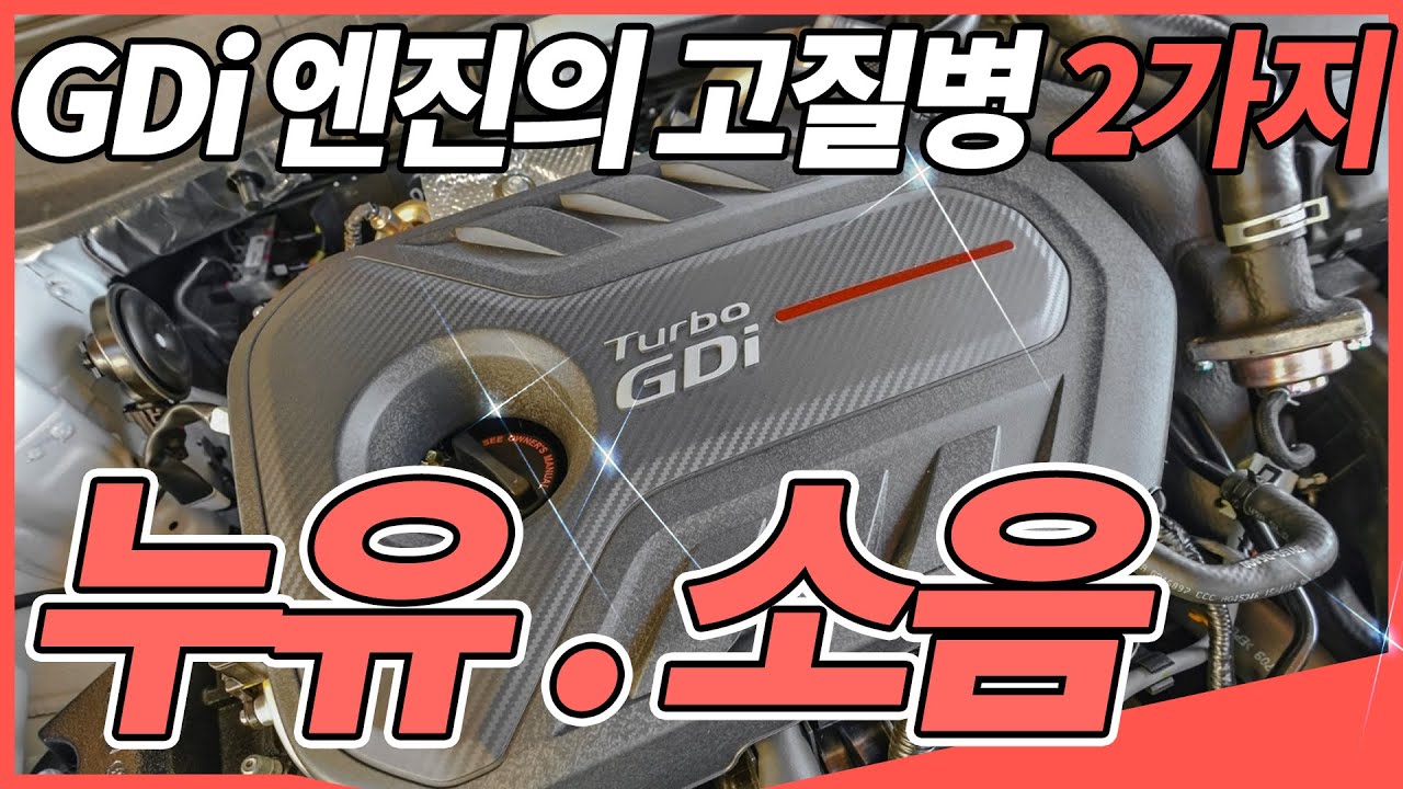 국산차 GDi엔진 정말 타시렵니까? 오일 누유와 엔진소음이 괜찮다면! GDi engine