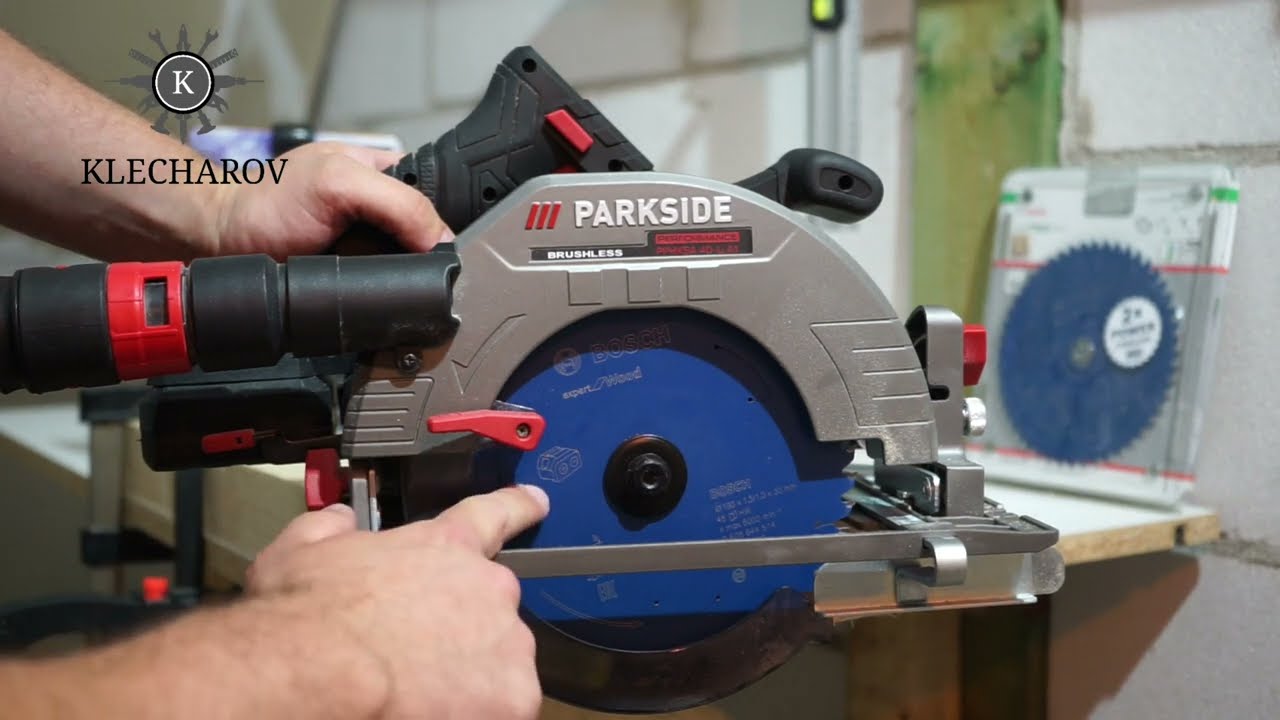 Parkside Performance 40v Akku-Handkreissäge PPHKSA 40-Li A1. Парксайд акум. ръчен циркуляр 40 волта
