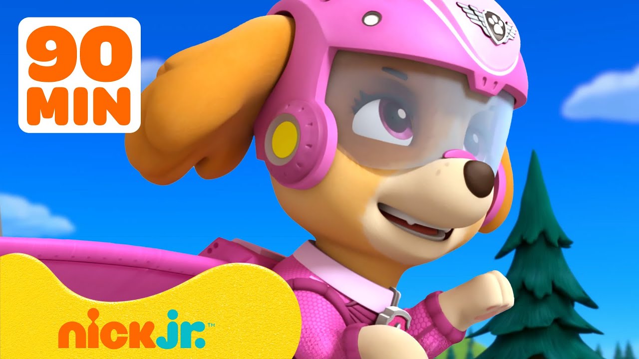 PAW Patrol | PAW Patrol: Die höchsten Flugrettungen! mit Skye 🛩️ 90 Minuten | Nick Jr. Deutschland