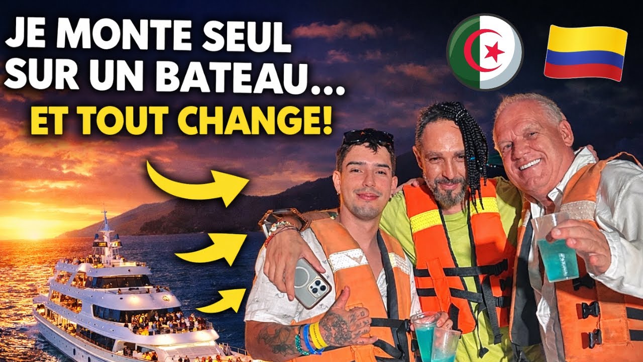Quand un algerien monte seul sur un bateau… la soirée chavire 🤪🇩🇿🇨🇴