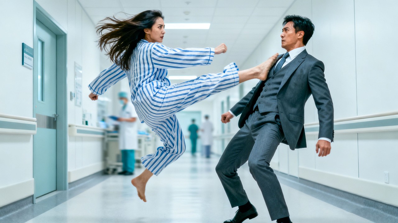 First meeting, girl kicks CEO to hospital, he falls for her at first sight!