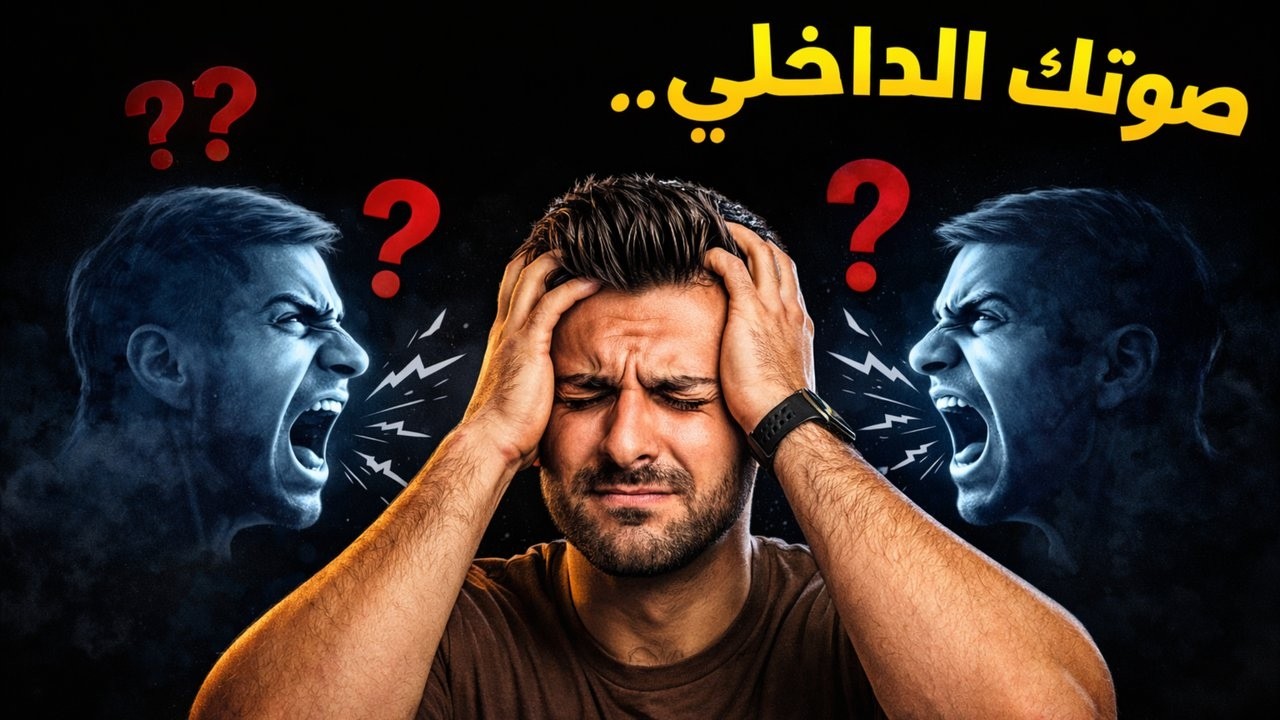 ليش عقلك يجلدك بالكلام؟ صوتك الداخلي هذا شو قصته؟