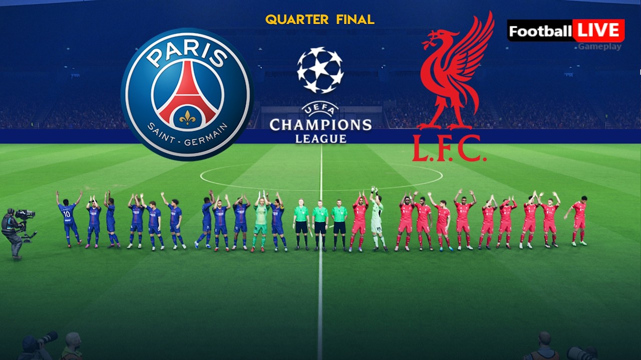 PSG vs LIVERPOOL - UEFA Champions League 2026 1/4 Final | Full Match | Simulation PES