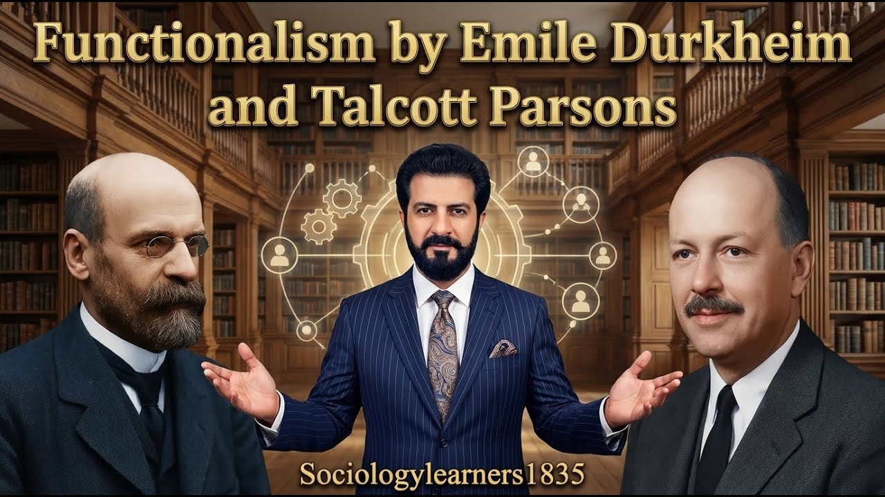 Functionalism | Emile Durkheim and Talcott Parsons | Sociology 