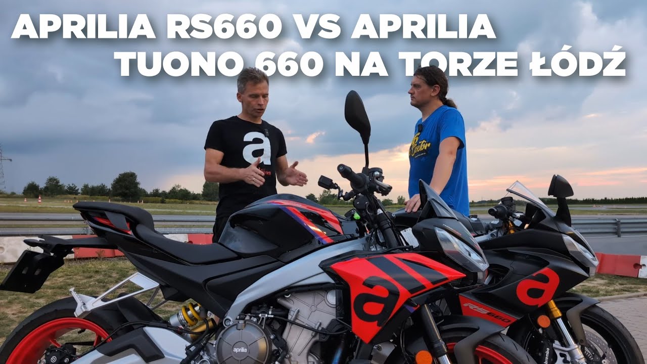 Gamonie Wybierają Konie odc. 53. Aprilia RS660 vs Tuono 660 na Torze Łódź