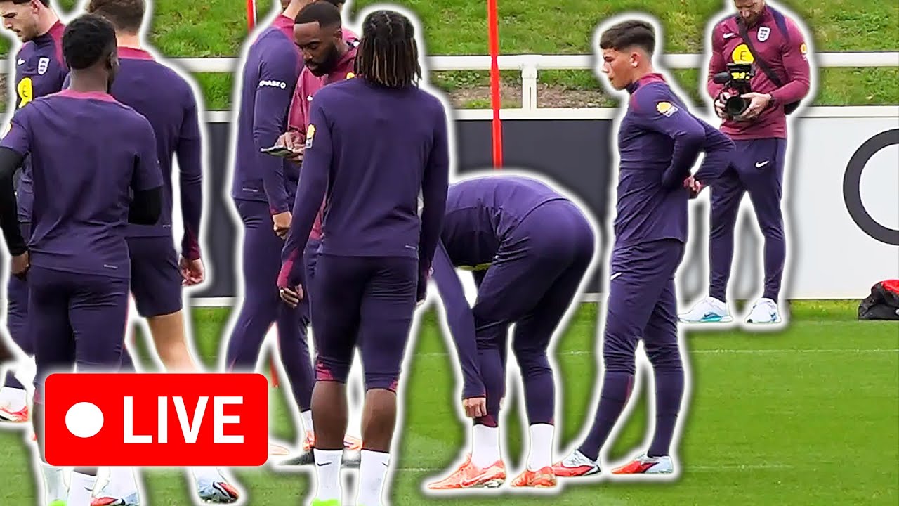 🔴 LIVE | England train at St. George’s Park ahead of Serbia World Cup qualifier clash