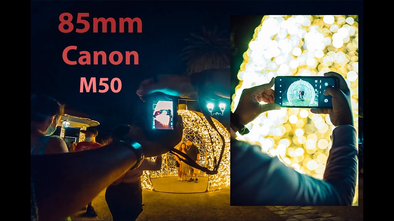 Chill Night Street Photography POV  [ 85mm Canon M50 ]