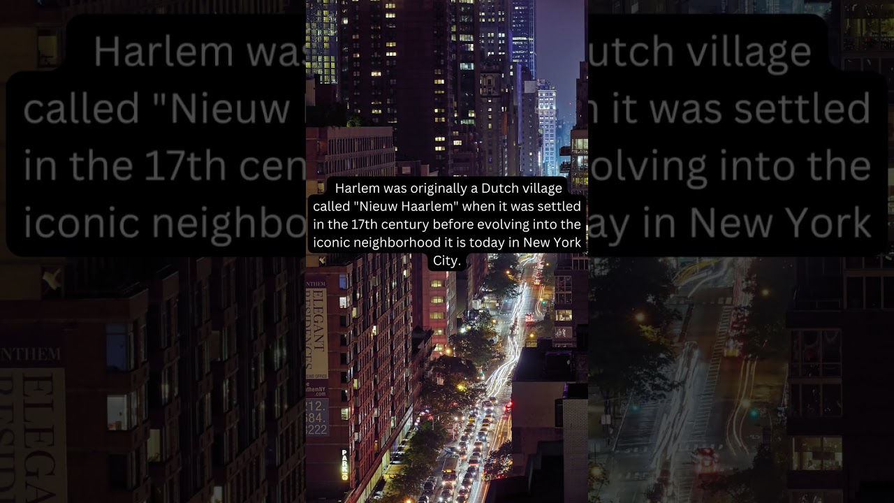 Unveiling Harlem: A Surprising Fact About the Heart of NYC #Shorts #HarlemNYC