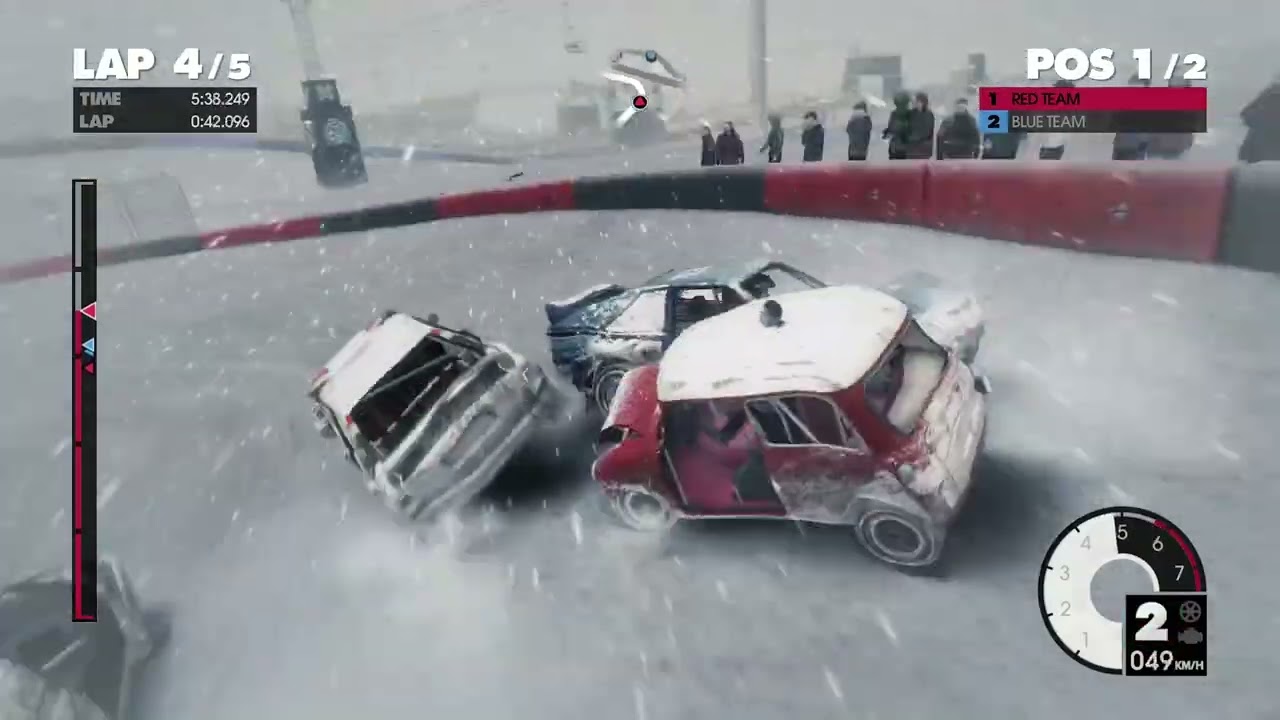 DiRT 3 Cat N Mouse 27.01.2026, 4vs4, we were leading for over 4 laps..