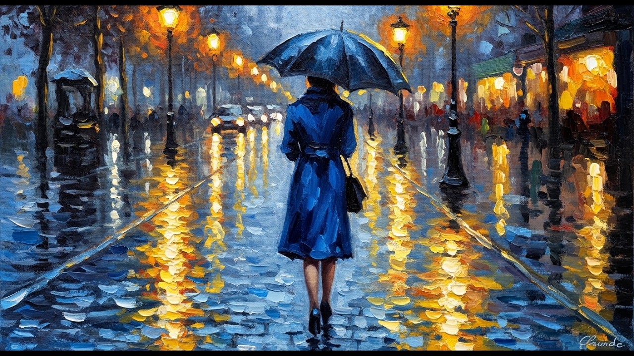 Visual Poems | Claude Monet | Autumn Rain in Paris — A Quiet Romance