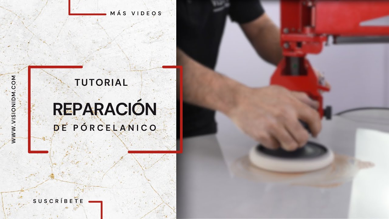 Reparaci&oacute;n de porcel&aacute;nico - Tutorial de c&oacute;mo pulir cer&aacute;mico.