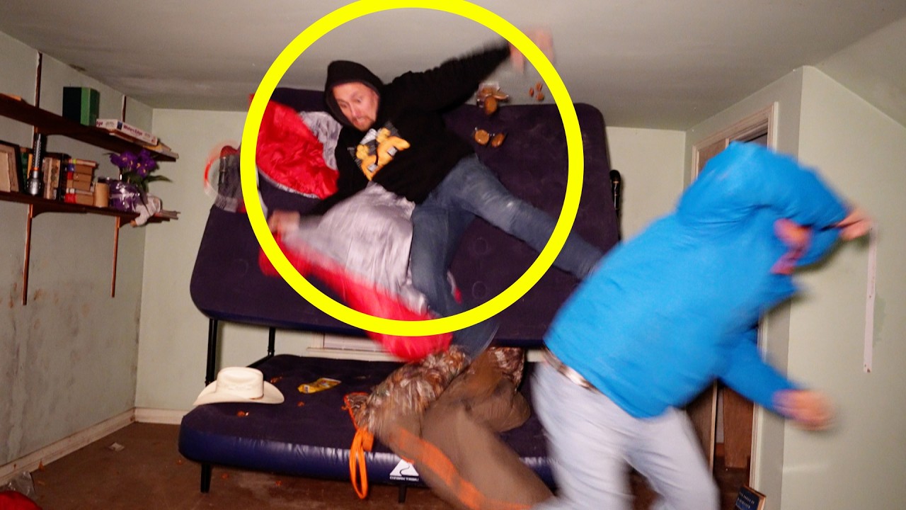 We ALMOST DIED Sleeping Inside HAUNTED FARM&nbsp;(we&nbsp;quit & were terrified)