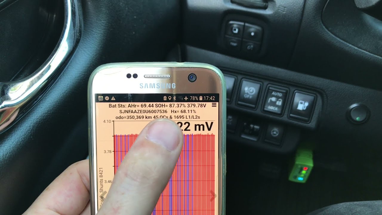 Restore changed Leaf battery charge count with LeafSpy beta