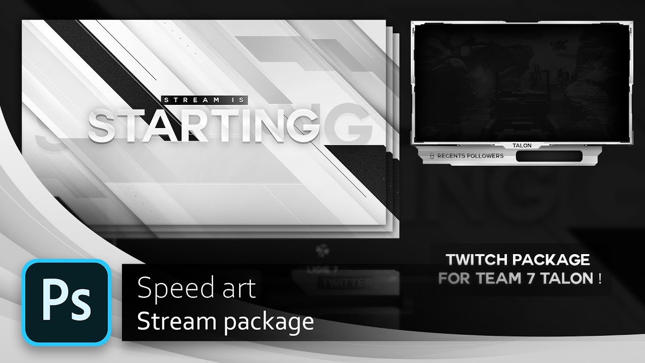 Speed Art - @Talohns Stream package