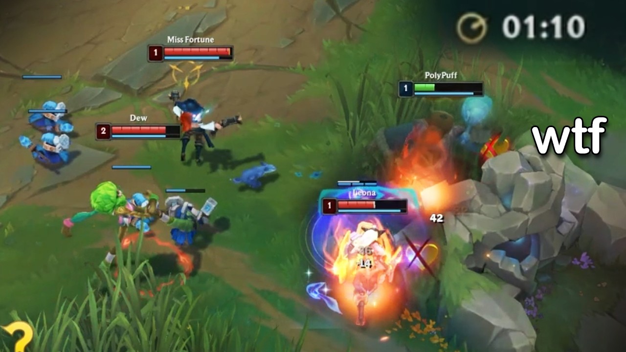 The legendary minute 1 gank
