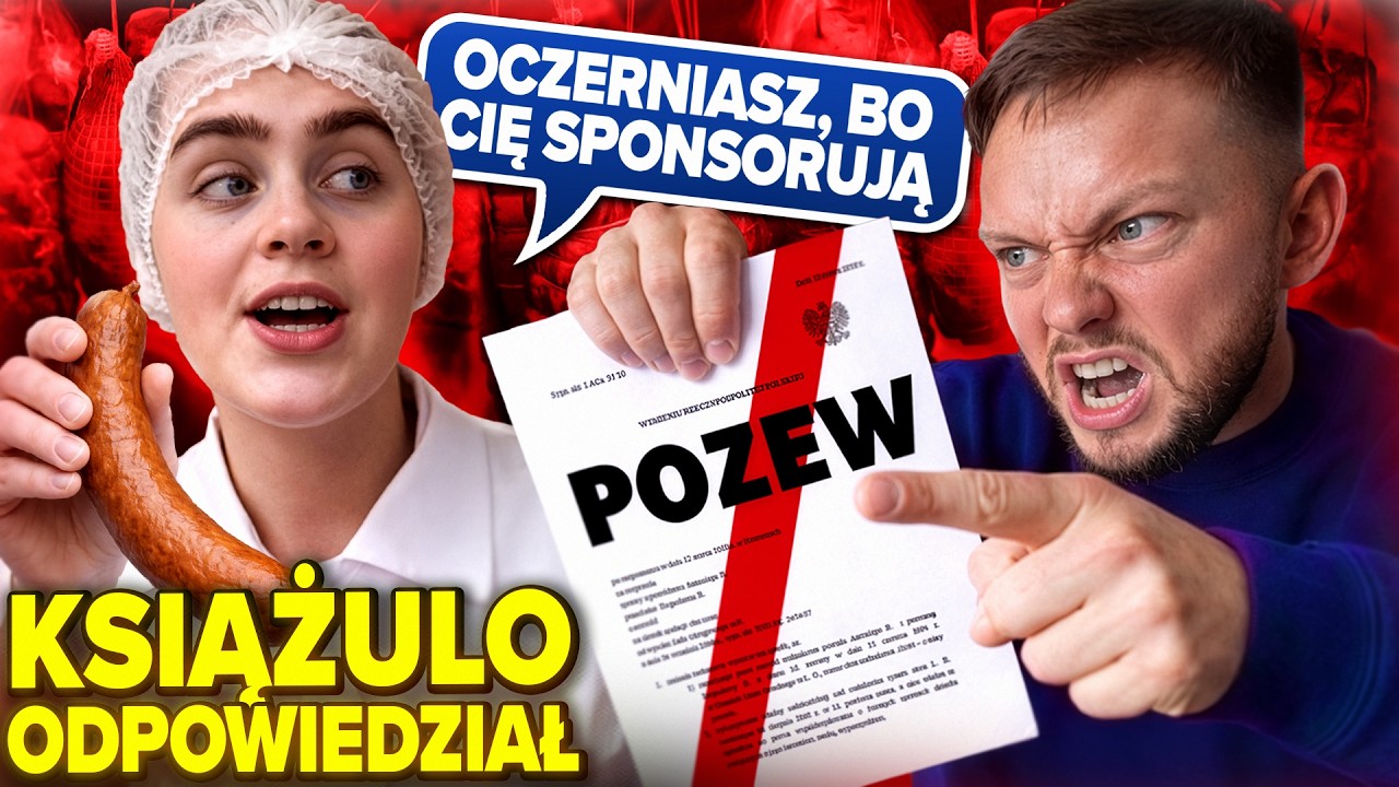WKU*Wl0NY KSIĄŻULO WALCZY Z KIEŁBASIARĄ XD *KOŚCI W KABANOSIE* (Wędliny z Jedliny)