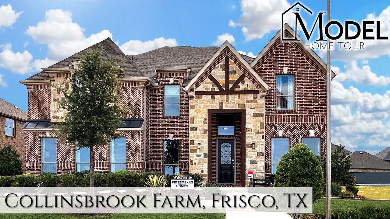New Construction Homes in Dallas - Model Home Tour First Texas Homes in Collinsbrook Farm Frisco,TX