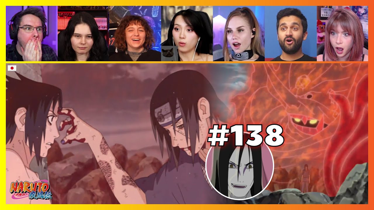 Naruto Shippuden Episode 138 | Itachi's Death! | Reaction Mashup ナルト 疾風伝