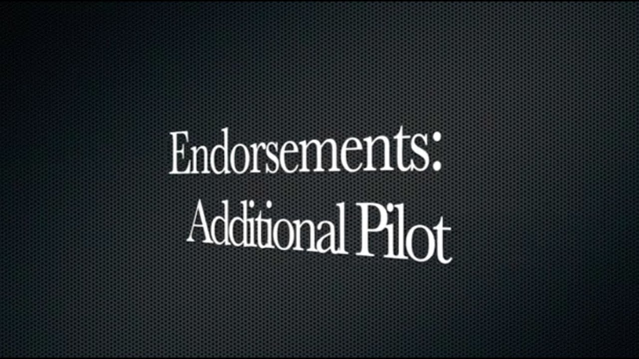 Endorsements: Private to Commercial