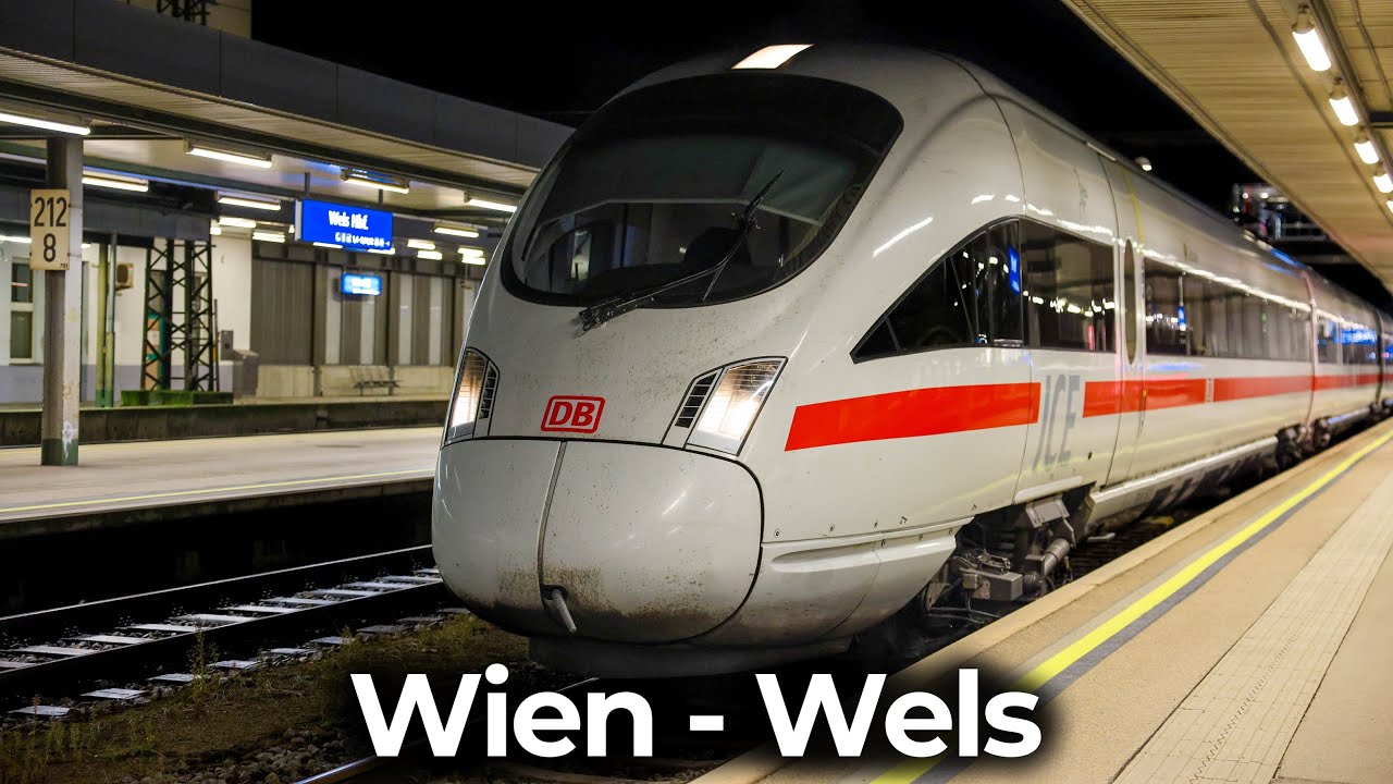 Im ICE-T quer durch Österreich | 4K Führerstandsmitfahrt: Wien - Wels | Leerzug: BR 411 (ÖBB 4011)