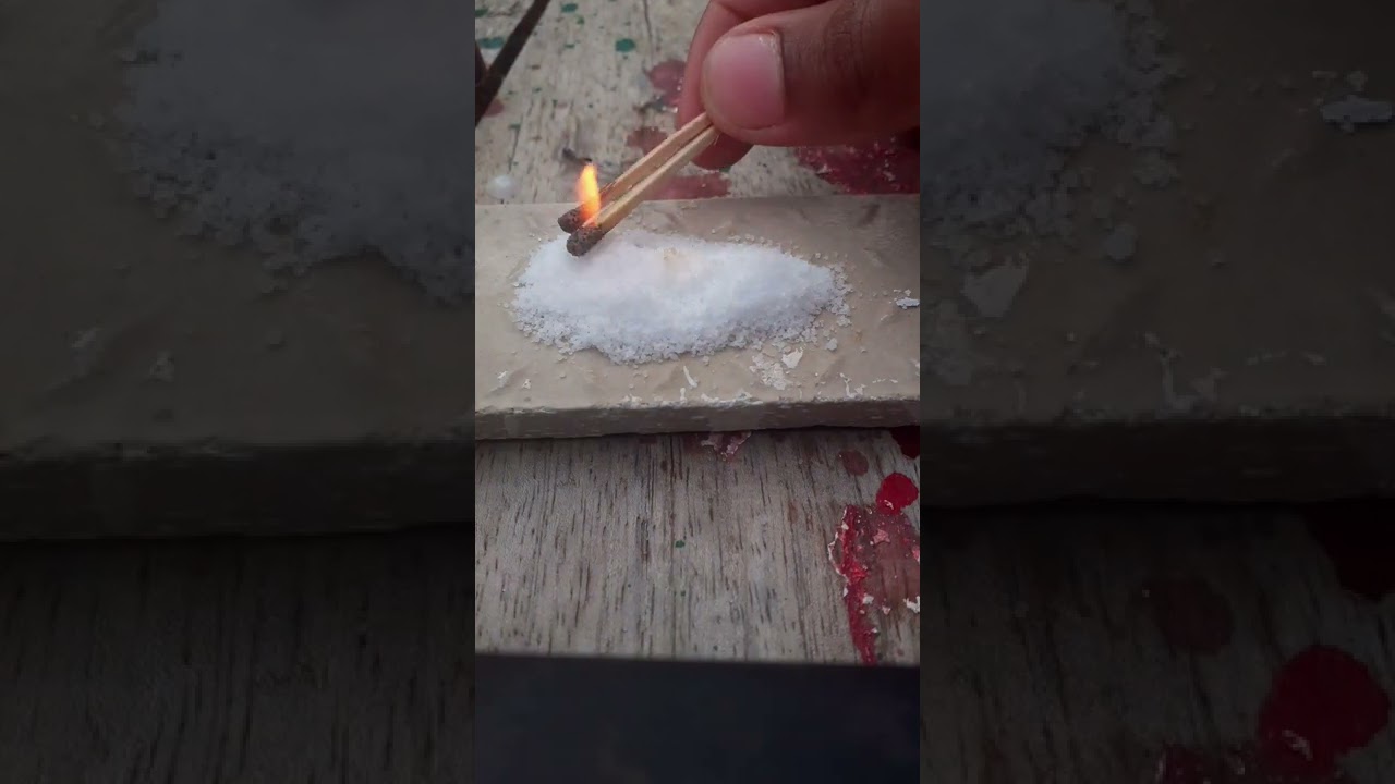 Sugar vs Salt vs Fire 🔥| Science Experiment #shorts #experiment