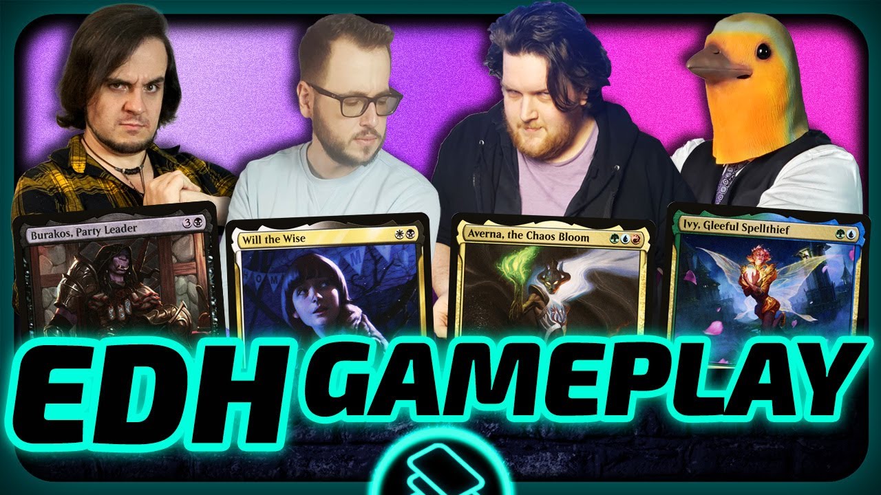Burakos vs Will // Max vs Averna vs Ivy [EDH/Commander, Magic The Gathering Gameplay 2023]