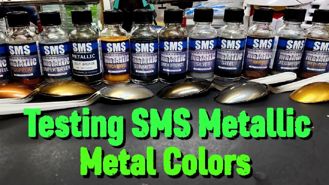 Testing SMS Metallic Metal Colors - Plus The Winner Announced