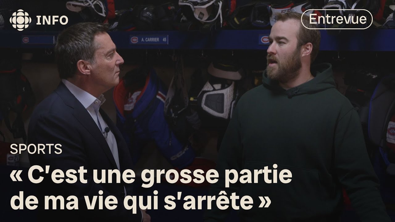 Rencontre avec David Savard, le hockeyeur du Canadien de Montréal qui prend sa retraite à 34 ans