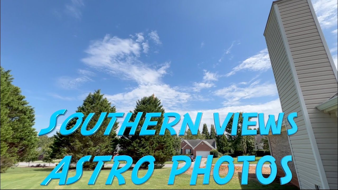 Southern views! Finally some astrophotography!