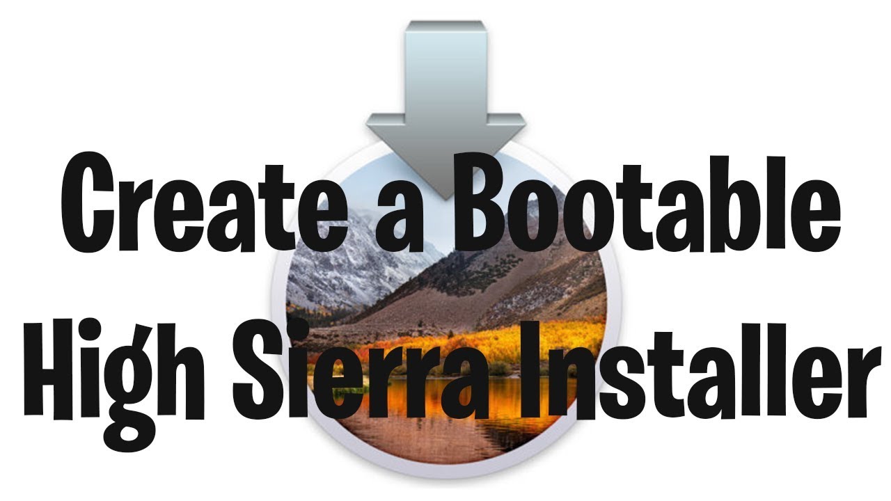 Создание загрузочного USB-установщика High Sierra в Mac OS X 10.13