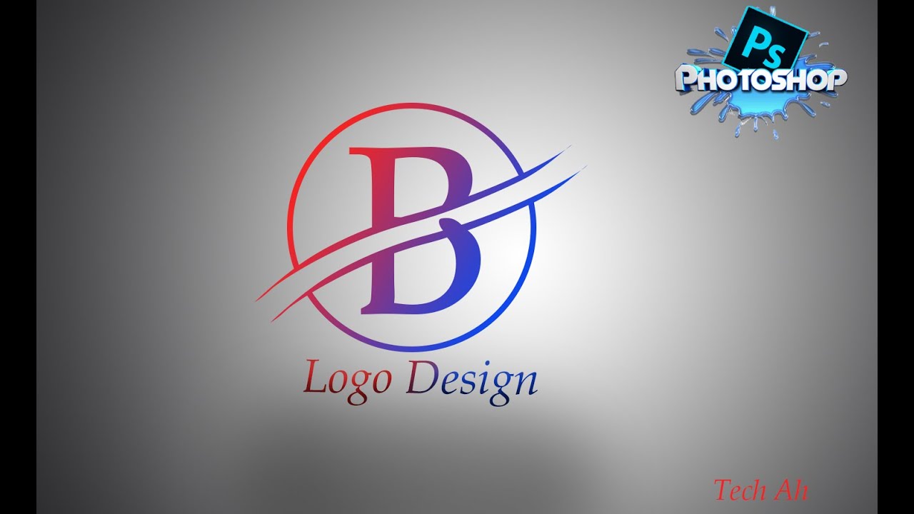 Professional B Letter logo Design | Adobe Photoshop Tutorial