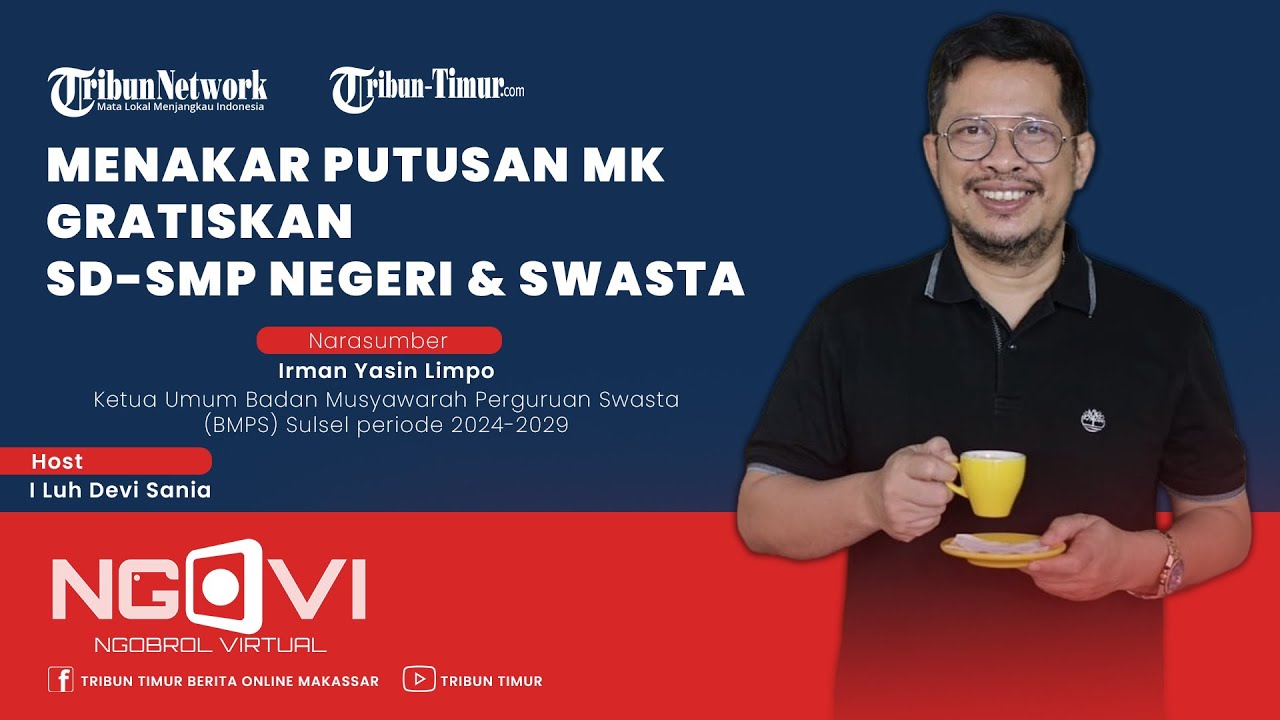 NGOBROL VIRTUAL: Menakar Putusan MK Gratiskan SD-SMP Negeri & Swasta