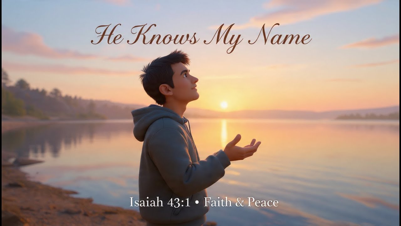 He Knows My Name | Christian Worship Song 2025 | Isaiah 43:1 Bible Verse Music of Faith and Hope