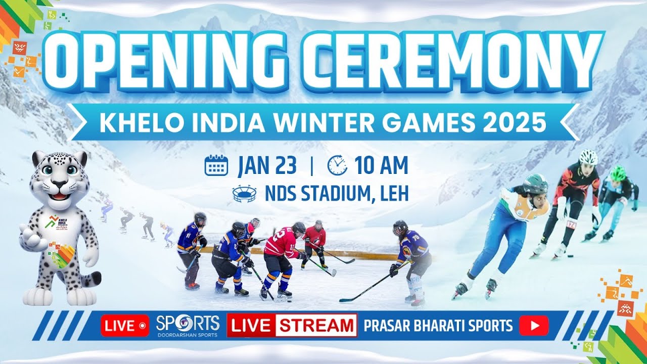 Opening Ceremony - Khelo India Winter Games 2025 Ladakh