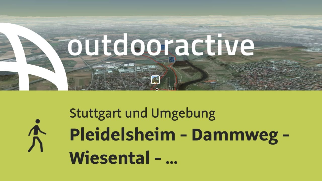 Wanderung in Stuttgart und Umgebung: Pleidelsheim - Dammweg - Wiesental - Baggersee - Pleidelsheim