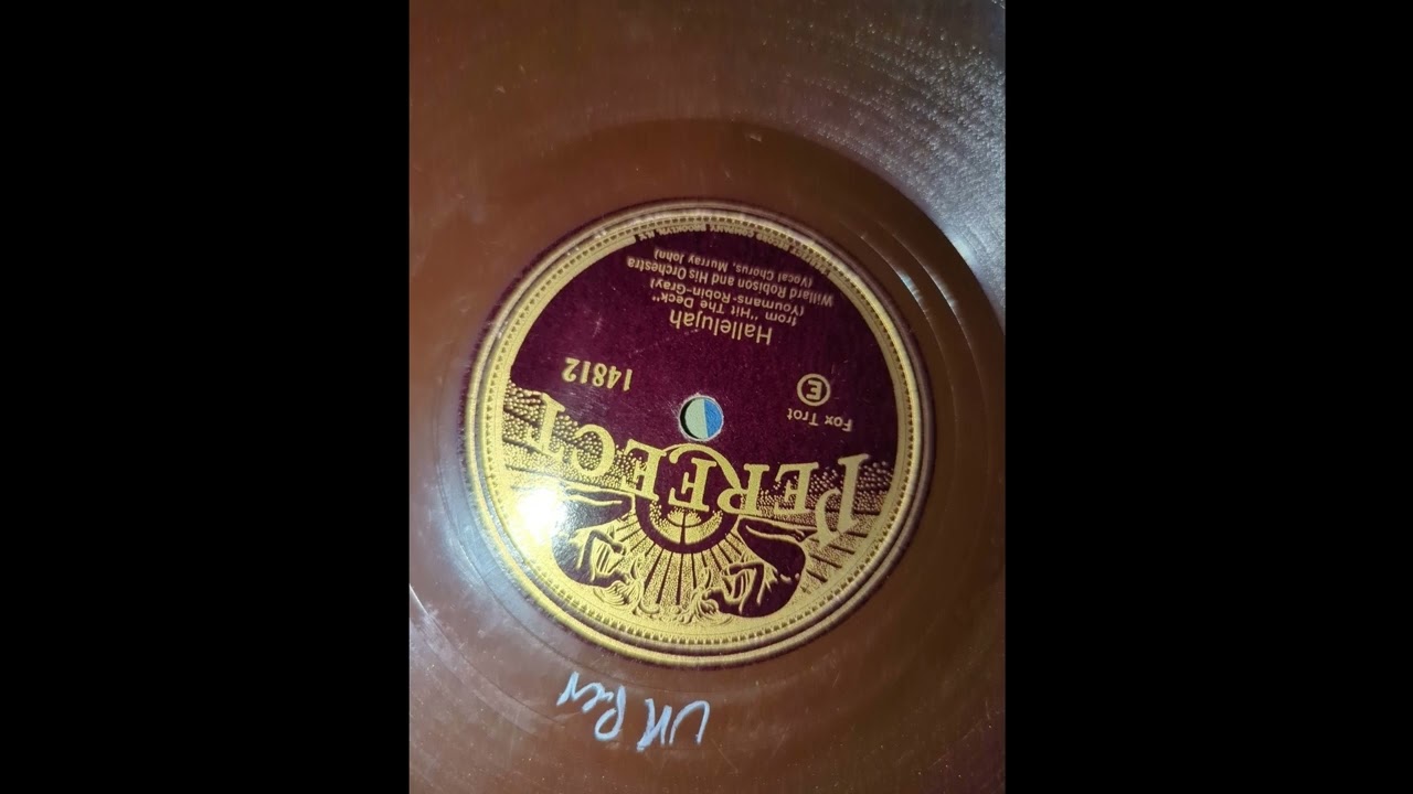 Willard Robison orch - HALLELUJAH (Perfect14812) (1927)