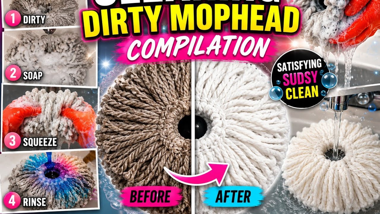 Mophead Cleaning Compilation 