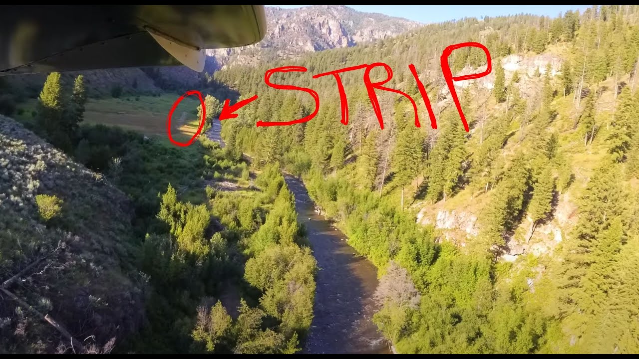 Landing / Departing Marble Creek airstrip ID8 - Idaho Backcountry Flying