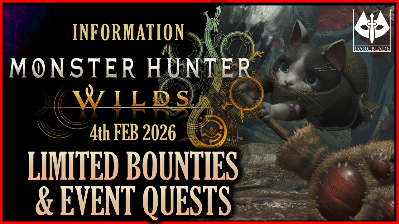 THIS WEEK'S LIMITED BOUNTIES AND EVENT QUESTS : MONSTER HUNTER WILDS