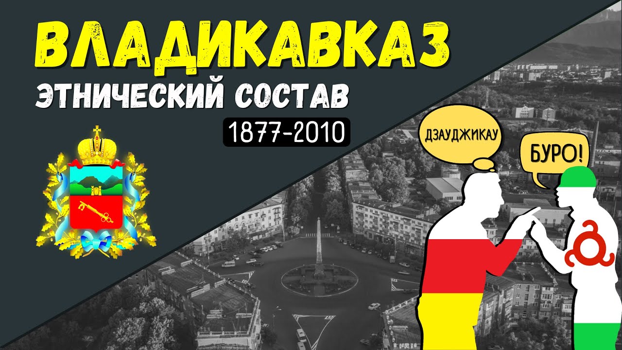 Владикавказ. Этнический состав (1877-2010) 