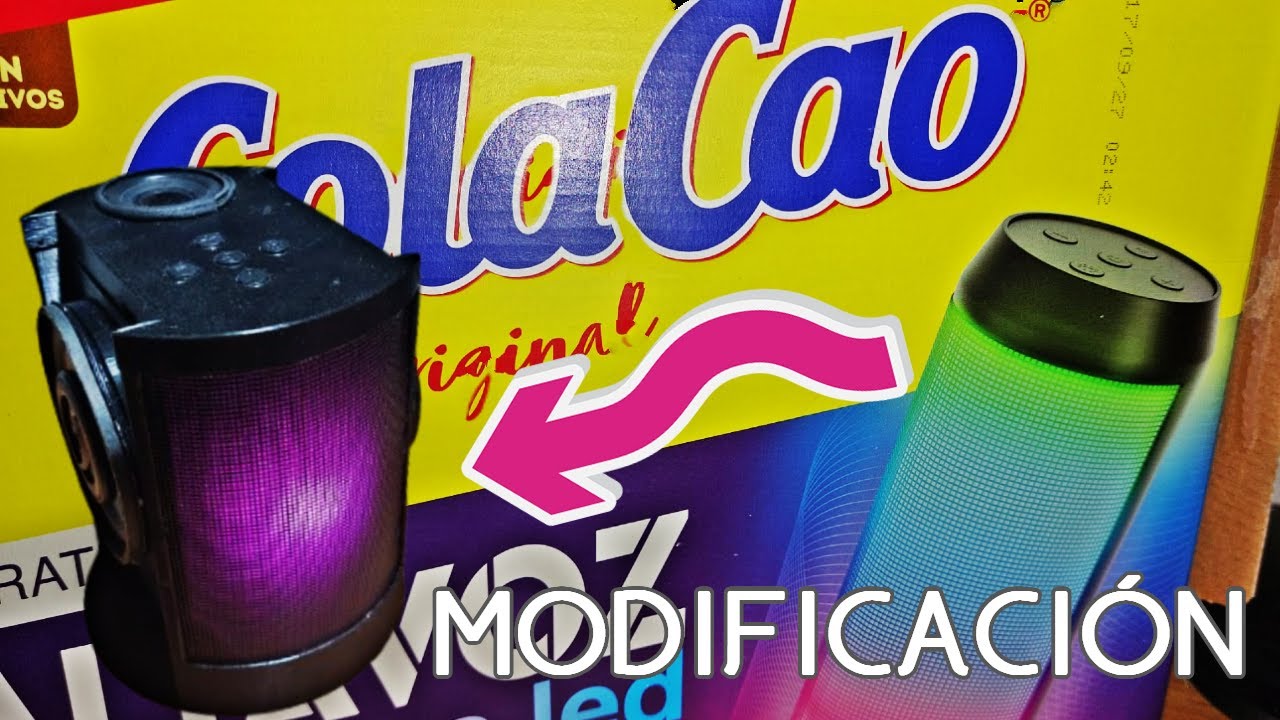 Mejoro y modifico el  altavoz del ColaCao 🔊