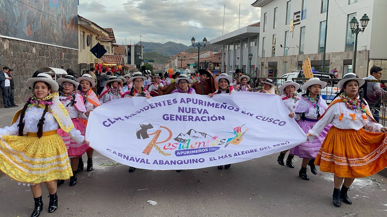 Carnaval Abanquino en el Cusco 2024, Club Residentes Apurimeños en Cusco Nueva Generación.