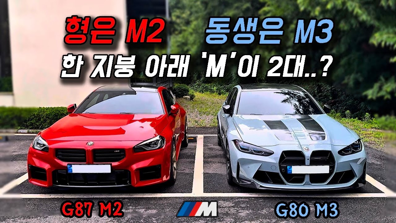 형제는 왜 BMW M을 샀을까?ㅣM2 vs M3 비교 리뷰
