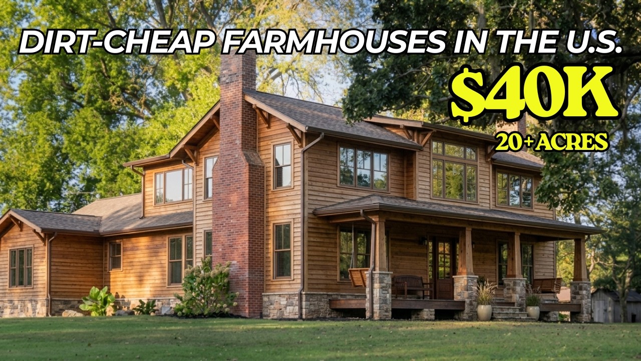 10 Dirt-cheap FLORIDA Farmhouses with A LOT OF LAND | Hidden Gems For Sale Right Now