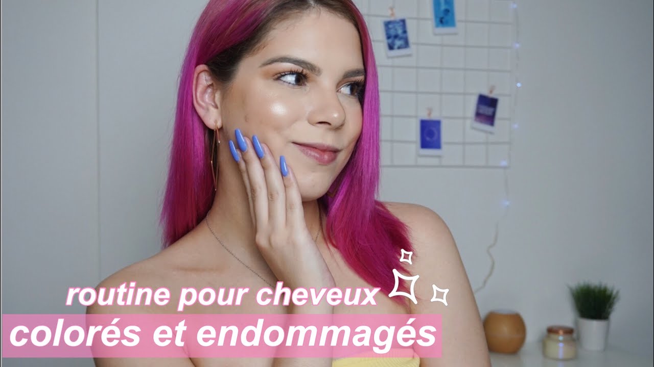 ma routine cheveux // endommagés et colorés