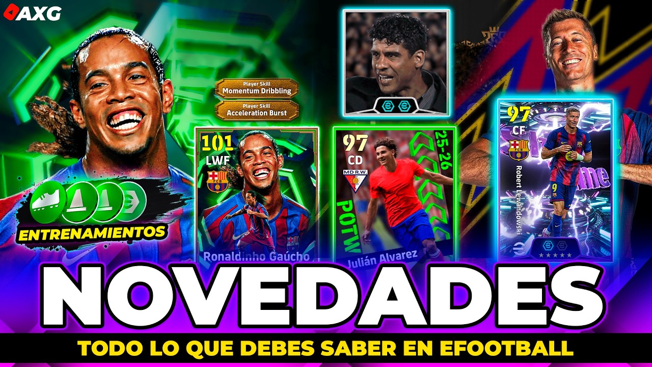 🚨 TODO lo NUEVO en eFootball 🎁 Épicos Ronaldinho 🔥 POTW 🎁 Show Time GRATIS 🎁 Rijkaard Link-UP 🔗