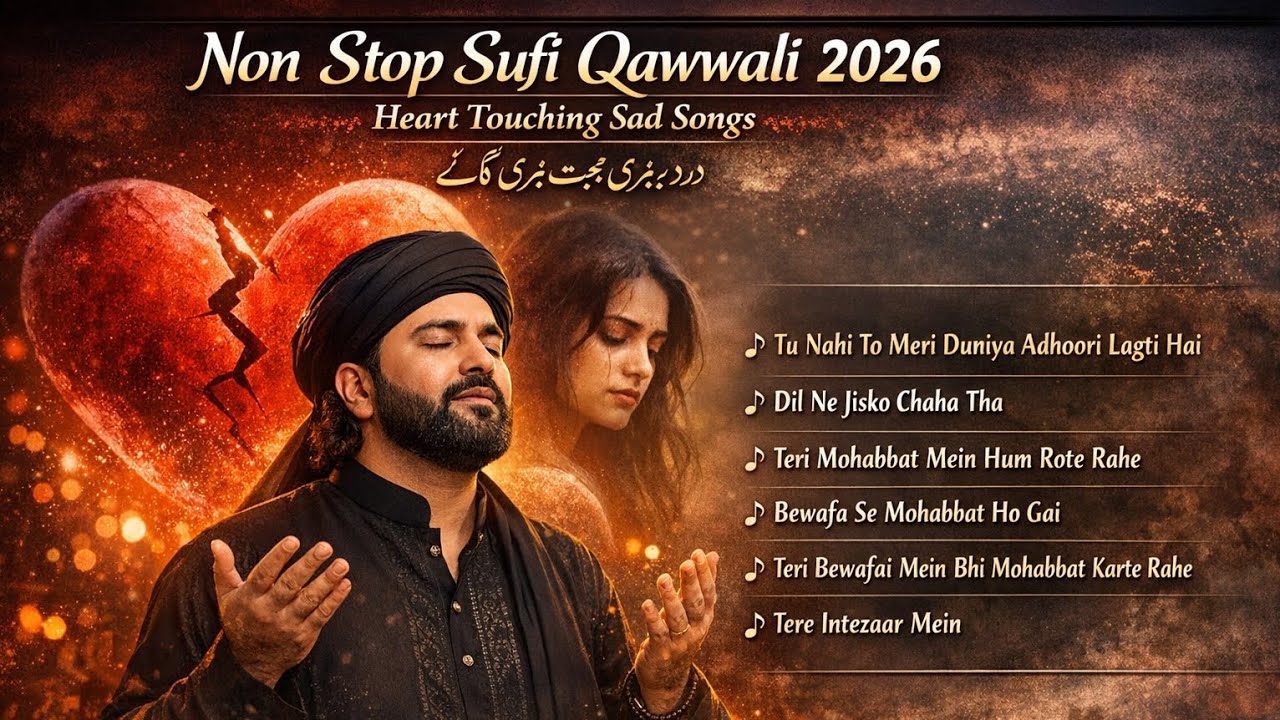 Non Stop Sufi Qawwali 2026 💔 Heart Touching Sad Songs | Bewafa Mohabbat Mashup | #nonstopsufisongs 