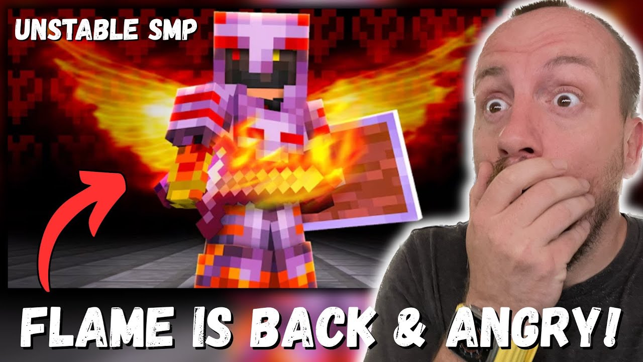 FLAMEFRAGS ВЕРНУЛСЯ И ЗЛОЙ!!! FlameFrags Я стал могущественным в нестабильном SMP! (РЕАКЦИЯ!!!)
