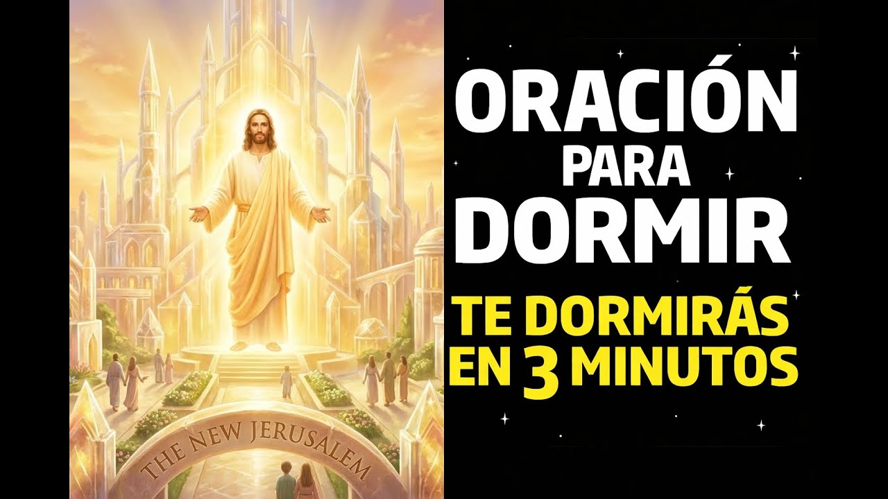 ✨ ORACIÓN NOCTURNA 3 MINUTOS - Paz y Sanidad Mientras Duermes 🙏