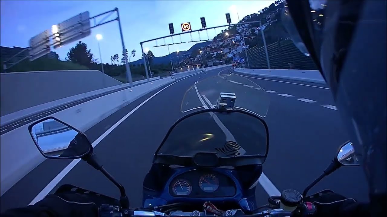 Cagiva Navigator taking The Long Way Home.